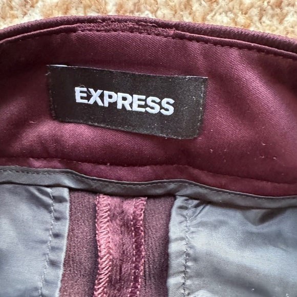Express Tie High Waist Slacks size 00R - Picture 3 of 4